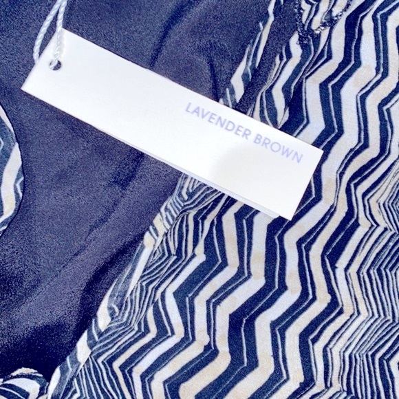 Lavender Brown Octivia Herring dress new with tags size small - Picture 5 of 9